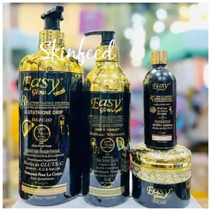 Easy glow full  set lotion, shower gel, serum, and face cream  4 In 1 Set - Picture 1 of 1