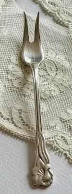 DE COLECCIÓN PRIMA NS ALP. Tenedor Suecia SNAIL FLAIR 2 DIENTES Pickle Oliva Limón 4 pulgadas Foto 1 de 4