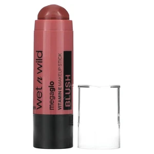 MegaGlo, Vitamin E Makeup Stick, Blush, 1115047 Say It Ain't Rose, 0.21 oz (6 g) - Picture 1 of 3