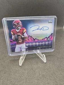 2024 Topps Midnight Jayden Daniel RC Horizons Auto WAS COMMANDERS - Imagen 1 de 3