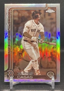 2025 Topps Chrome Triston Casas Sepia Refractor - Picture 1 of 2
