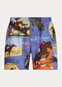 Polo Ralph Lauren Equestrian-Print Cotton Boxer AOP Multicolor Men Size M NWT - Picture 1 of 8