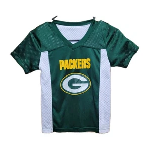 Green Bay Packers NFL Flag Football Boys Kids Reversible Youth Small Jersey - Picture 1 of 6