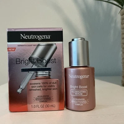 Suero facial iluminador Neutrogena Bright Boost - 30 ml/1,0 fl. oz - Nuevo en caja Foto 1 de 4