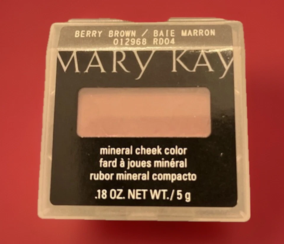 Mary Kay Mineral Cheek Color Blush BERRY BROWN Full Size #012968 New - Image 1 of 1