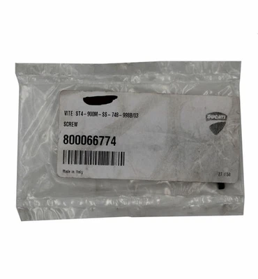 Tornillo genuino OEM DUCATI M4x0,7x8 Monster 01-14 998 02 supersport 02-06 80006677 Foto 1 de 4