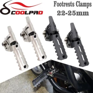 PARA HARLEY PAN AMERICA 1250 estriberas delanteras de carretera reposapiés plegables abrazaderas - Imagen 1 de 11