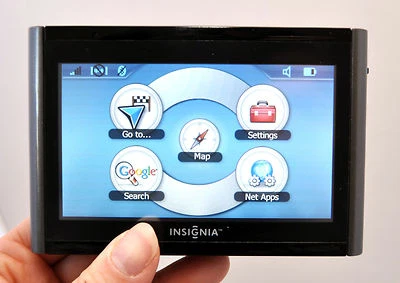 Insignia NS-CNV43 Car Portable GPS Navigator 4.3" LCD bluetooth turn-by-turn -A- - Image 1 of 4