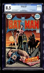 Batman #244 1972 CGC 8.5 VF+ White High Definition Scans** - Picture 1 of 2