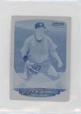 2013 Bowman Chrome Minis Printing Plate Cyan 1/1 Darwin Rivera #177 0s3