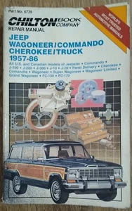 Chilton Repair & Tune-Up Guide: Jeep Wagoneer Commando Cherokee & Truck 1957-86. - Picture 1 of 2