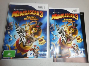 Madagascar 3 game Europe's Most Wanted Nintendo Wii complete AUS PAL release - Picture 1 of 3