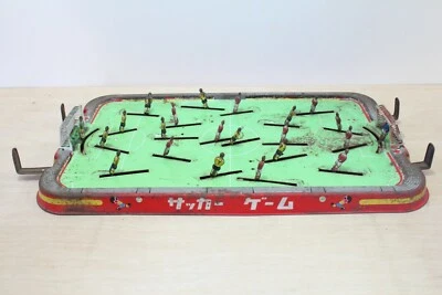 Редкая винтажная оловянная игрушка 1950/60-е TOMY футбольная игра, сделано в Японии - Изображение 1 из 4