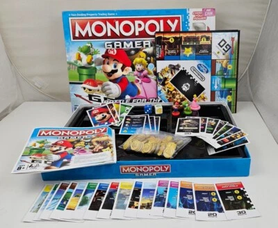 Monopoly Gamer Mario Board Game Nintendo / Hasbro Gaming Complete - Image 1 of 4
