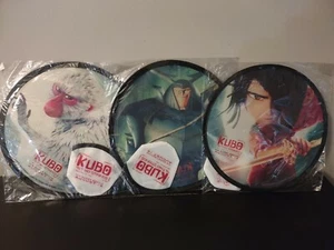 Kubo And The Two Strings Promotional Throwing/Flying Discs, Set Of 3 NEW - Picture 1 of 4