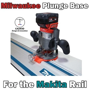 Base de enrutador Milwaukee M18 de doble ajuste para riel Makita - INC P&P - Imagen 1 de 13