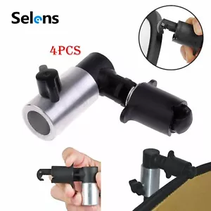Photography Pro 4x Light Stand Clamp Clip Holder Photo Studio Reflector Backdrop - Picture 1 of 9