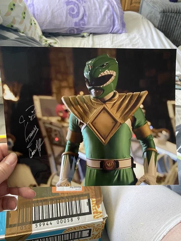 Jason David Frank Signed Picture Mighty Morphin Power Rangers Cover