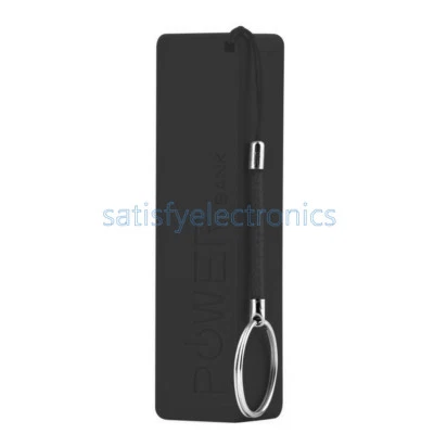 Black USB Power Bank Charger Pack Box Battery Case For DIY Portable - Image 1 of 4