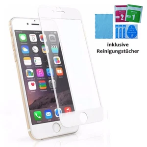 Tempered Glass / Burst Glazes 9H Compatible with iPhone 6+/6S+ White - Picture 1 of 2