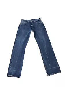 Levi's Jeans Mens 34W 34L Blue 501 Denim Red Tab Medium Wash Straight Leg Preppy - Picture 1 of 4