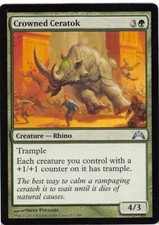 Crowned Ceratok *PLAYSET* Magic MtG x4 Gatecrash SP