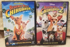 DVD MOVIE LOT/2~BEVERLY HILLS CHIHUAHUA 1 & 2 ORIG W/CASE/ARTWORK KIDS 2009/2011 - Picture 1 of 3