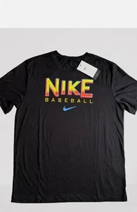 Neu mit Etikett Nike Legend Baseball schwarz Herren Gr. Large T-Shirt - Bild 1 von 3