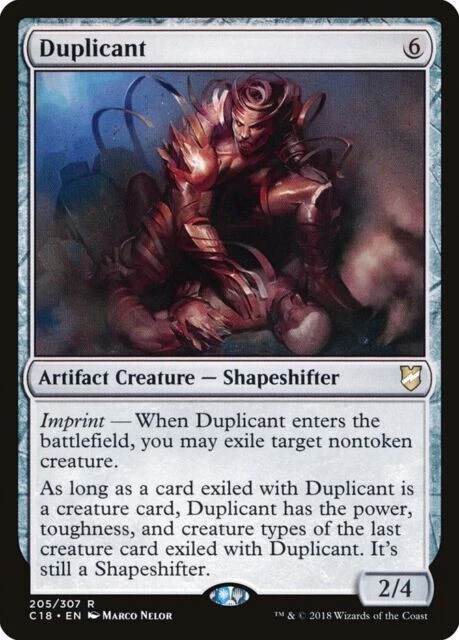 DUPLICANT NM Commander 2018 mtg Grey - Artifact Rare - Image 1 of 1