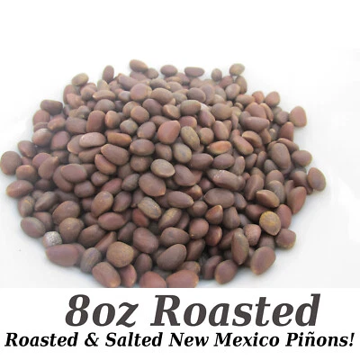 GRAND CANYON SILVER New Mexico Piñon, Pinon Pine Nuts, 2024 Harvest, 8oz ~ Roasted & Salted