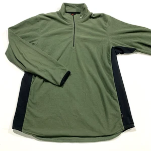 Nike Alpha Project Fleece Pullover Herren XXL Olivgrün 1/4 Zip 90s Vintage - Bild 1 von 11