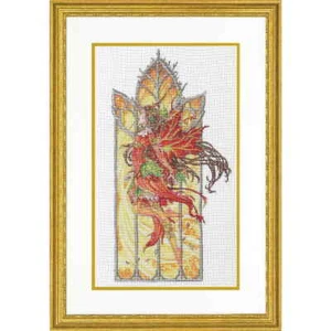 Dimensions kit punto croce contato "Collezione Oro, Fata danzante d'autunno", 25 - Foto 1 di 7