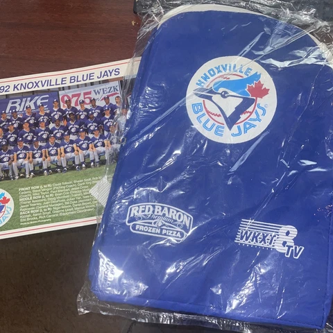 Knoxville Blue Jays Backpack 1992 School Bag  And Team Picture RARE Cover