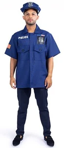 Adult Police Officer Costume By Dress Up America - Picture 1 of 3
