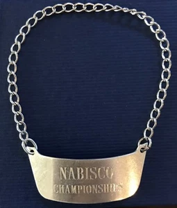 PULSERA/LICOR/ETIQUETA DECANTADORA TIFFANY & CO CAMPEONATOS NABISCO ESTERLINA RARA - Imagen 1 de 6
