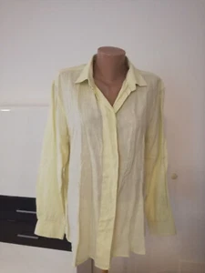 Emmanuel Schvili Damen Bluse, Größe 46 Italy, 100% Lino - Bild 1 von 8