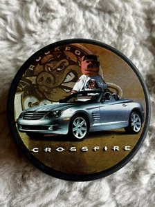 AHL Rockford IceHogs Hammy Crossfire Hockey Puck - Picture 1 of 4