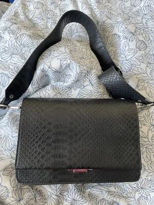H&M Spacious Black Crossbody Bag VGC - Image 1 of 2
