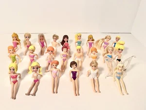 Vintage Modern Polly Pocket Doll Figures Mattel Boys Girls Disney Fairies Lot 23 - Picture 1 of 6