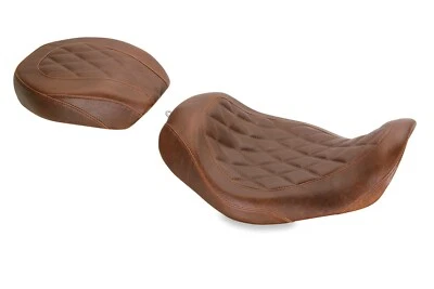 Mustang Wide Tripper Forward Passenger Seat For 06-17 Harley-Davidson Dyna-76709 - Image 1 of 4