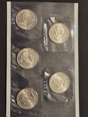 2006-D Proof State Quarter Set Gem DCam (No Box or COA) 5 Coins CN-Clad US Mint - Image 1 of 2