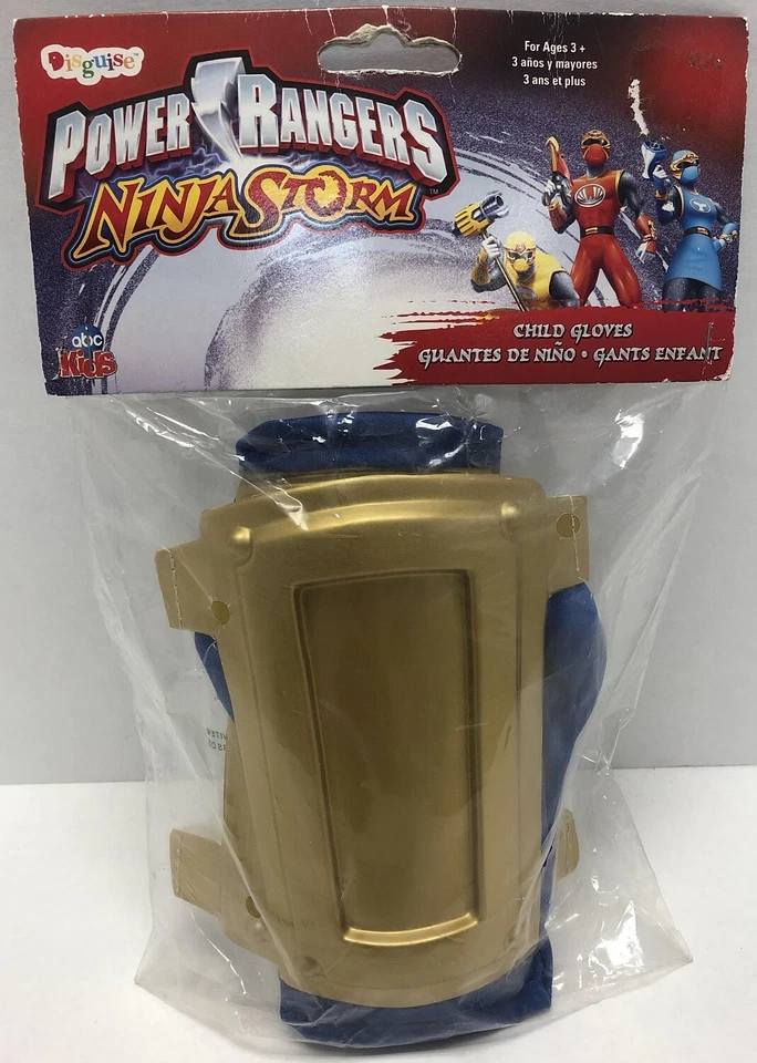 Guantes Ranger Azul Power Rangers Ninja Tormenta Halloween Niño Disfraz Accesorio Foto 1 de 1