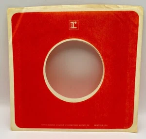 Reprise Records Company Sleeve 45 RPM Orange White Logo Original Warner Bros - Bild 1 von 6
