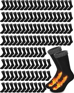 Henoyso 300 Pairs Thermal Socks Bulk Thick Winter Unisex Socks...  - Picture 1 of 8