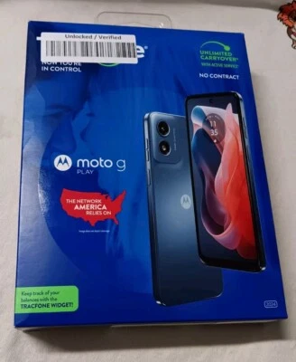 Fully Unlocked Motorola Moto G Play 2024 XT2413 4GB RAM 64GB New in Retail Box - Image 1 of 3
