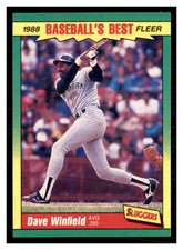 1988 Fleer Baseball's Best Sluggers vs Pitchers Baseball Dave Winfield #43