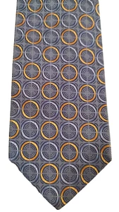 TIE Robert Talbott Silk Best of Class Blue Geometric Necktie Circles Pattern - Picture 1 of 12