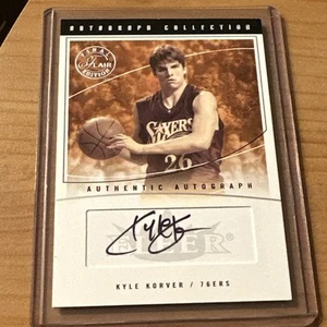 Kyle Korver 2004 Fleer #AC-KK Auto RC Flair Edition 044/100 Philadelphia 76ers - Picture 1 of 4