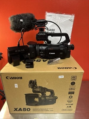 Canon XA50 4K Ultra HD Camcorder! Free Shipping! - Image 1 of 4