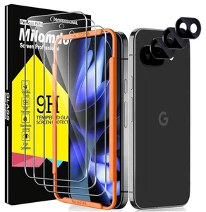 Milomdoi 3 Screen Protectors With 3 Camera  Lens Protectors For Google Pixel 9A - Picture 1 of 7